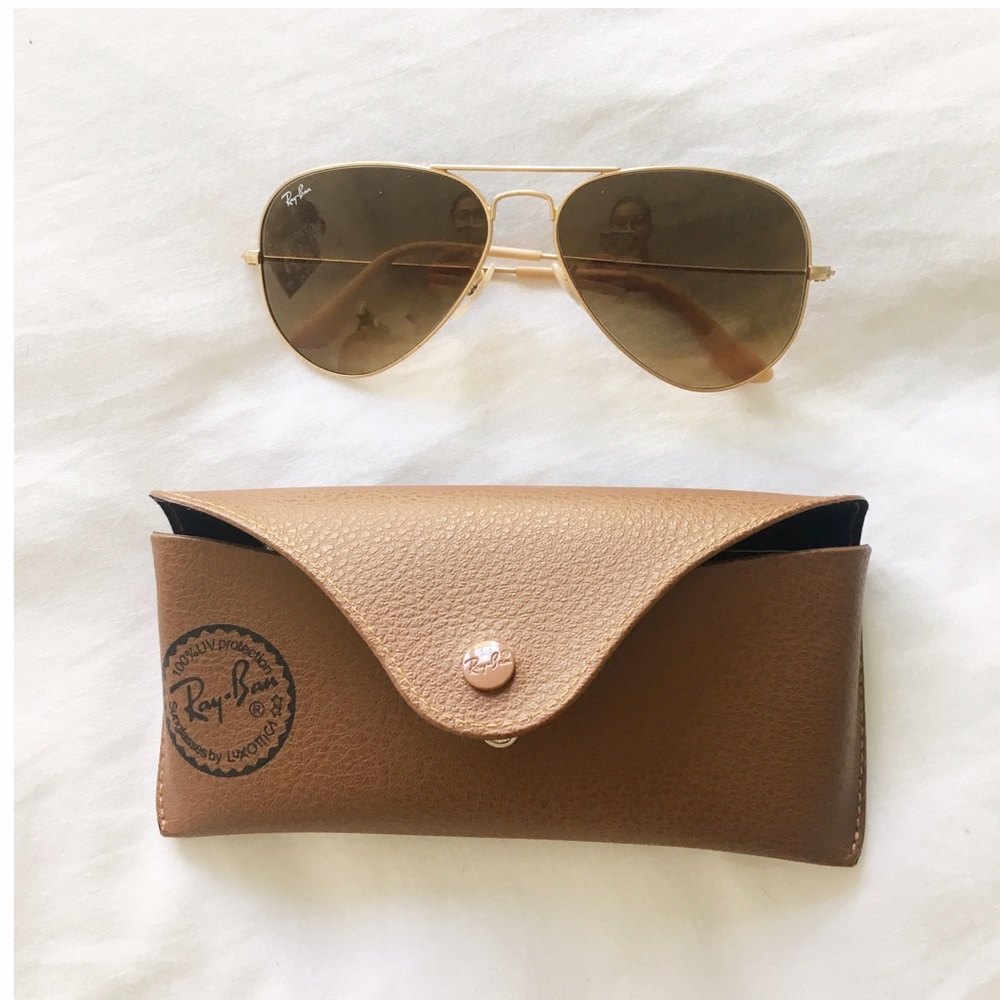 NWOT Light Brown Aviators